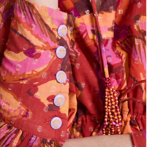 Farm Rio Banana Juice Cotton Minidress - Picture 5 of 15